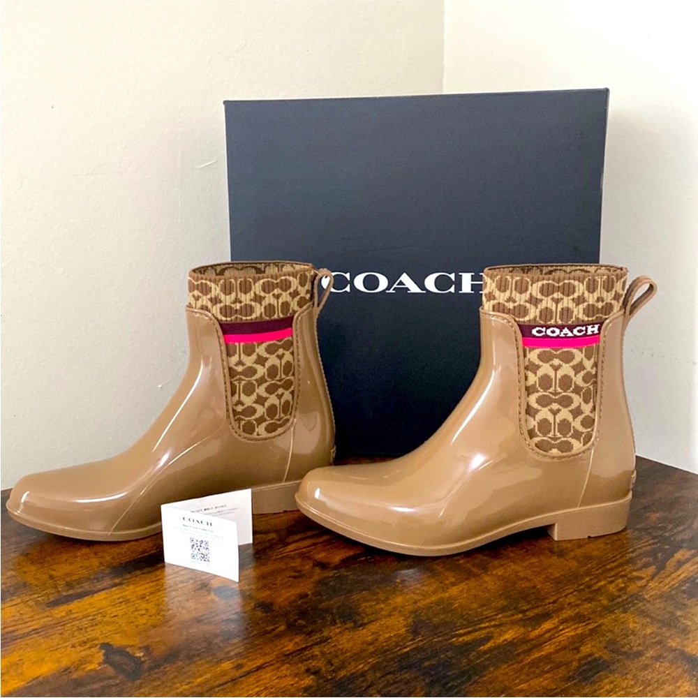 Brand New Coach Rain Boots